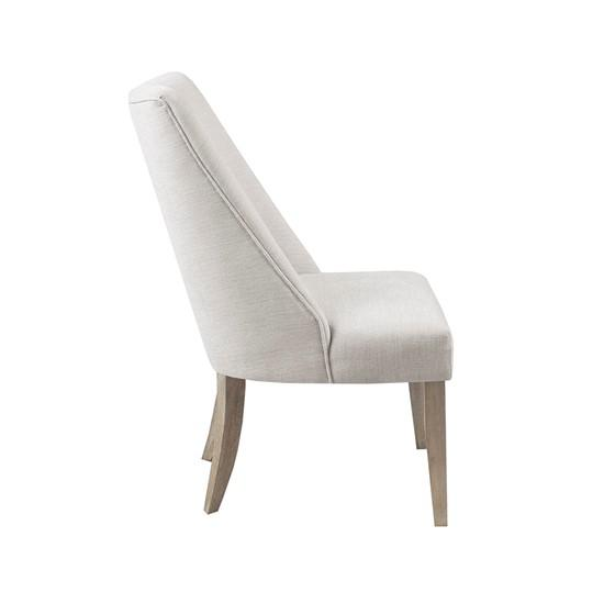 Winfield Upholstered Dining Chair, Ivory (Set of 2)