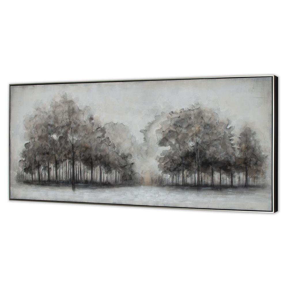 Wildwood Fog, Hand Painted Canvas