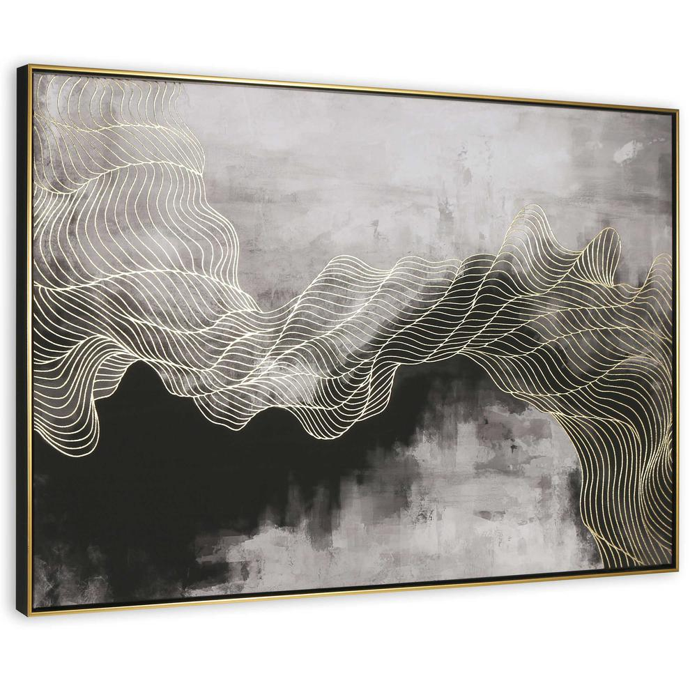 Golden Path, Framed Canvas