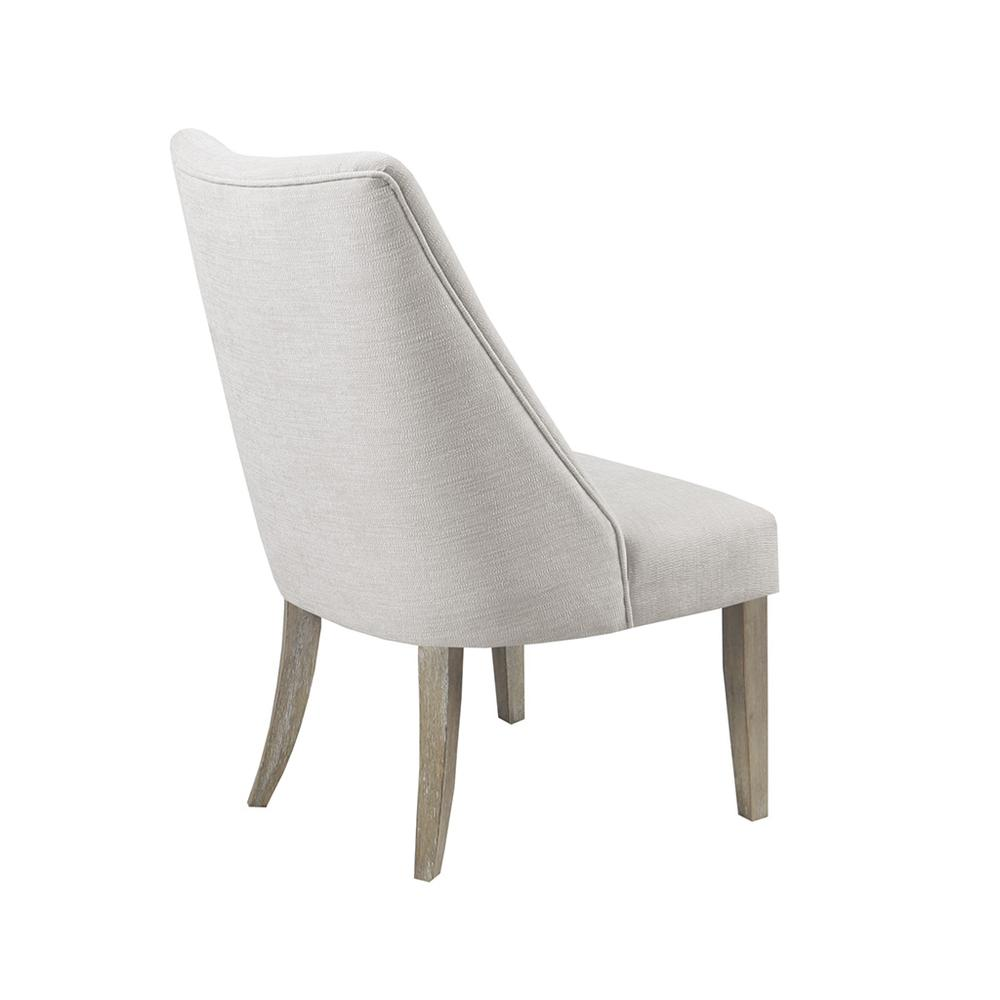 Winfield Upholstered Dining Chair, Ivory (Set of 2)