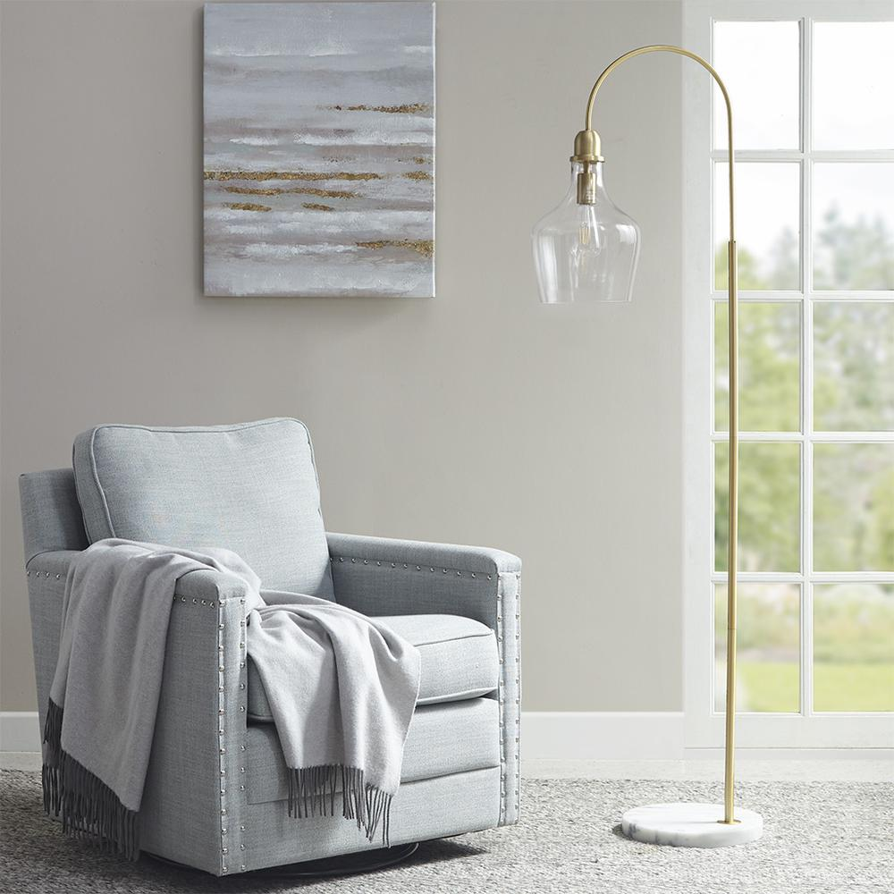 Willow Floor Lamp with Marble Base