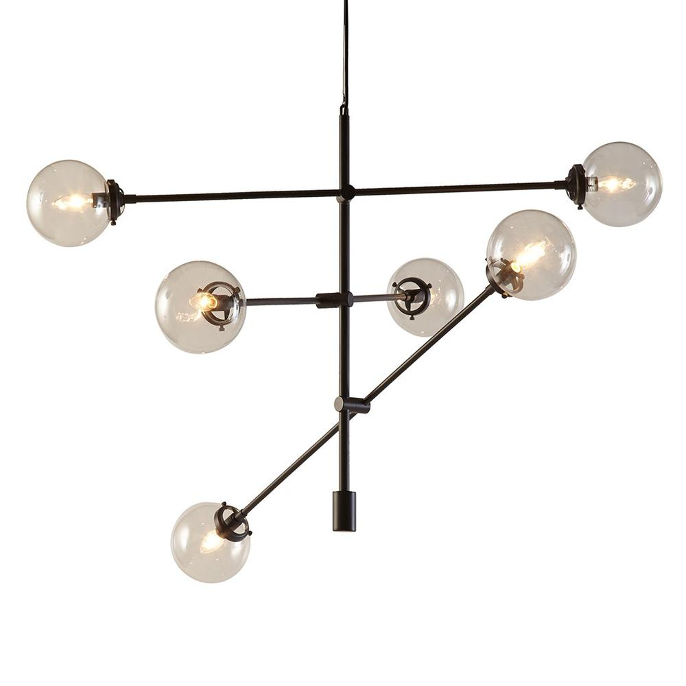 Sarah Chandelier, Antique Brass