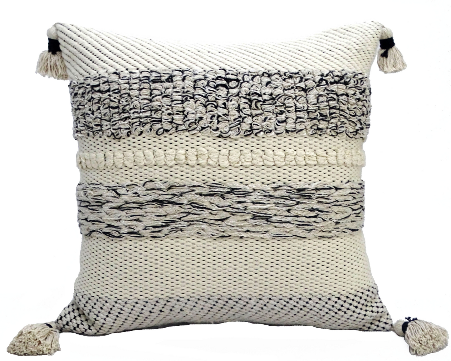 Modella Throw Pillow with Tassels