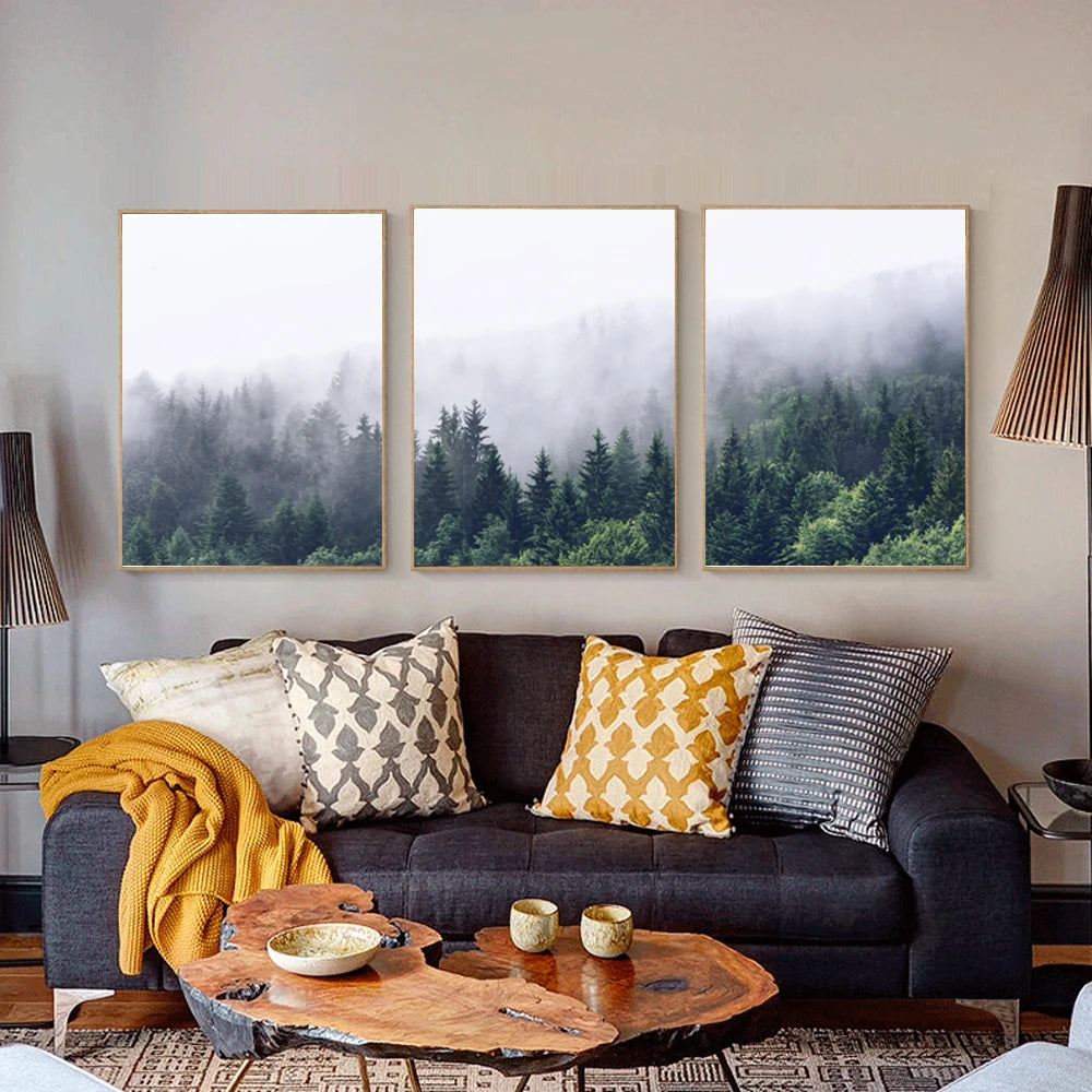 Landscape Canvas Print, Set of 3