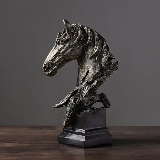 Stallion Horse Statue, Bronze