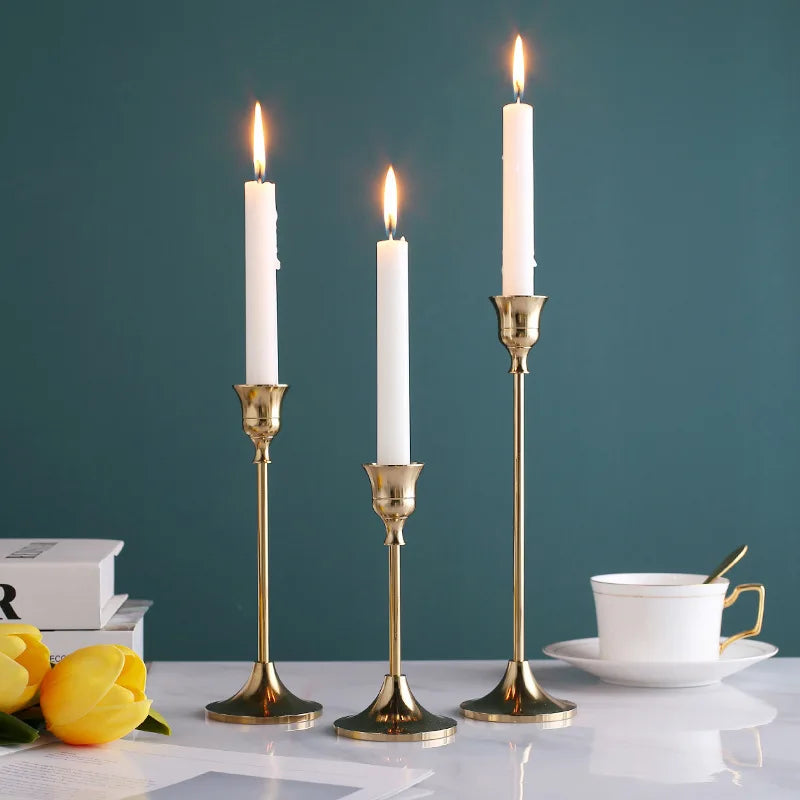 Halliwell Candlestick Holders, 3Pcs